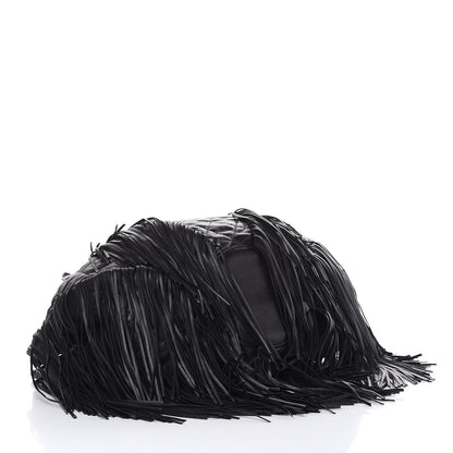 Chanel Lambskin Quilted Western Baluchon Fringe Bag Black 4 of 9