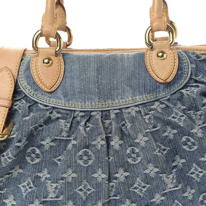 Louis Vuitton Denim Neo Cabby MM Blue 13 of 13