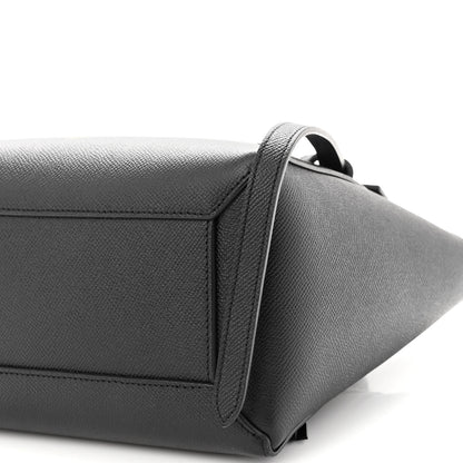 Celine Grained Calfskin Micro Belt Bag Black 10 of 10