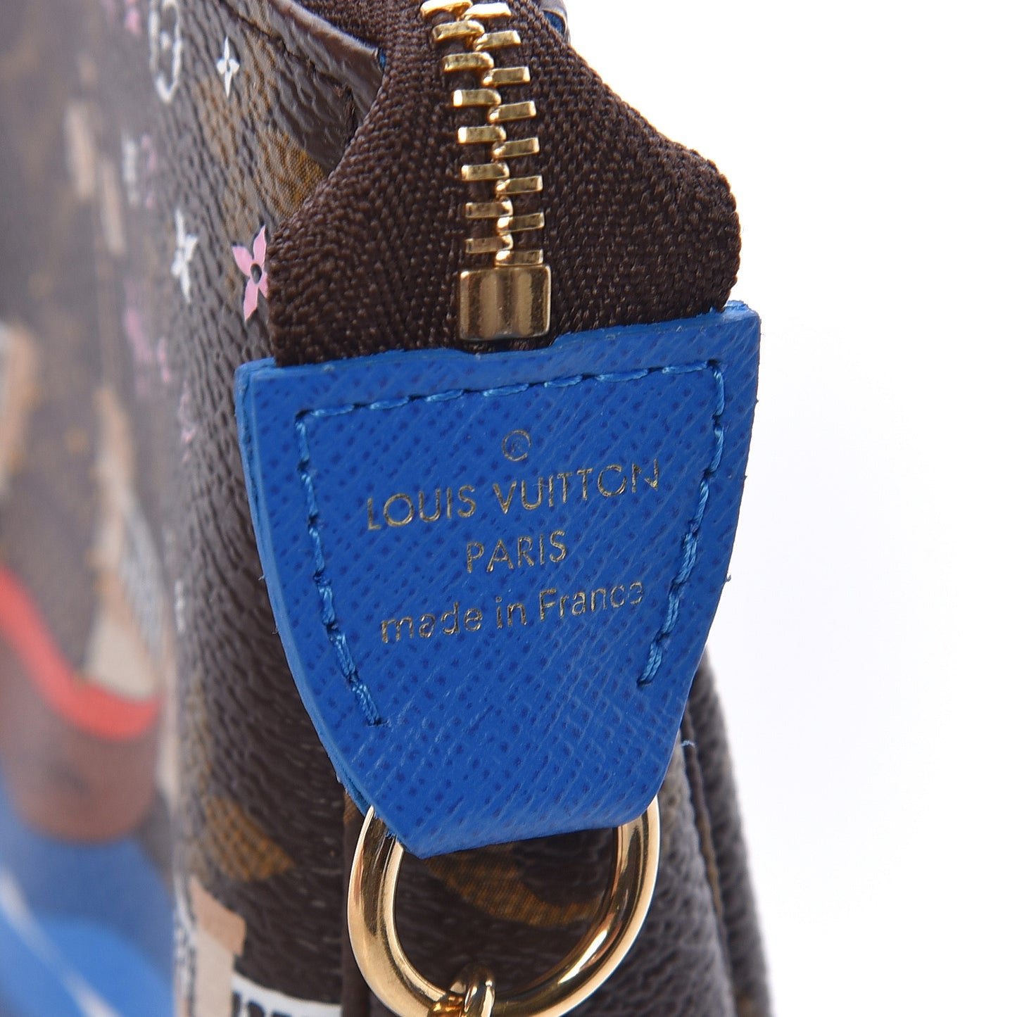 Monogram 2019 Christmas Animation Mini Venice Pochette Accessories Blue