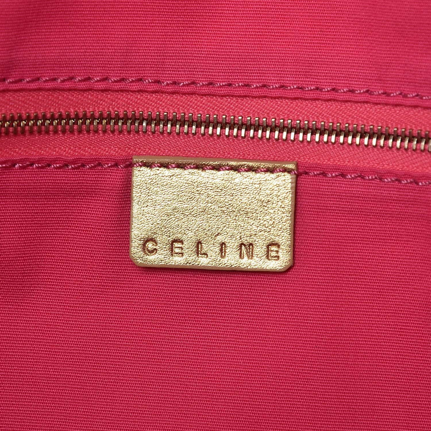 Celine Canvas Macadam Tote Bag Pink 6 of 14