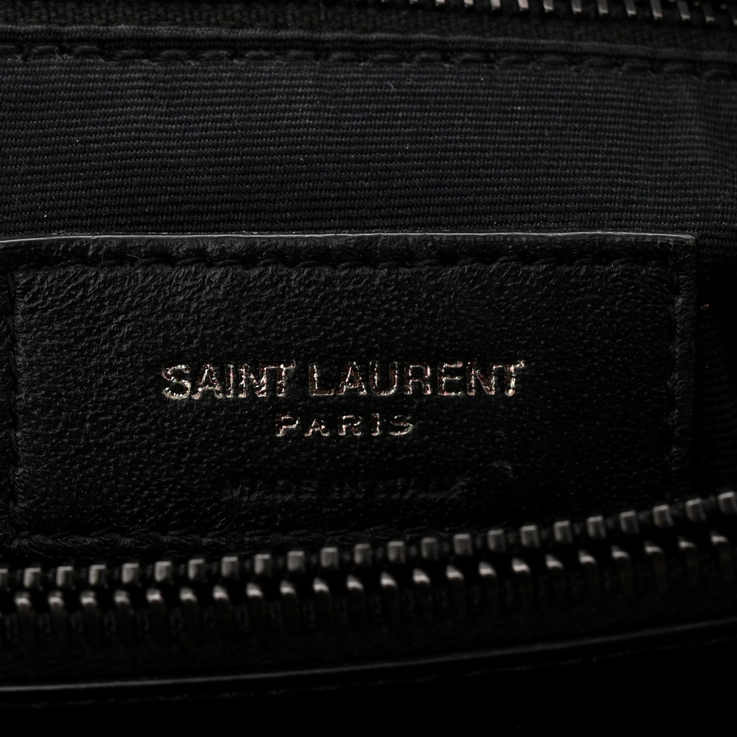 Saint Laurent Calfskin Y Quilted Monogram Monochrome Medium Loulou Chain Satchel Black 7 of 10