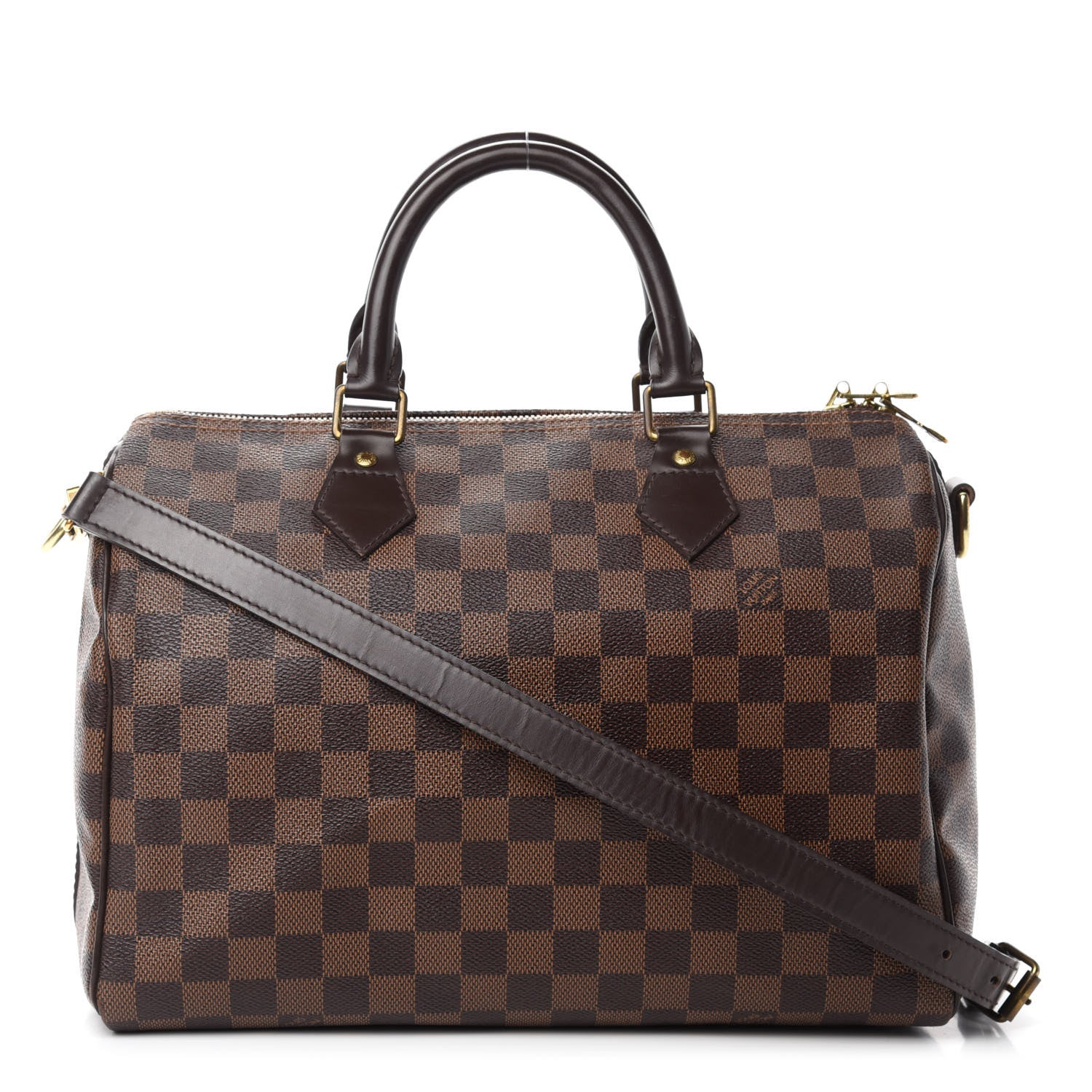 Louis Vuitton Damier Ebene Speedy Bandouliere 30 1 of 10