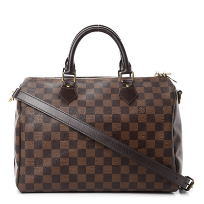 Louis Vuitton Damier Ebene Speedy Bandouliere 30 1 of 10