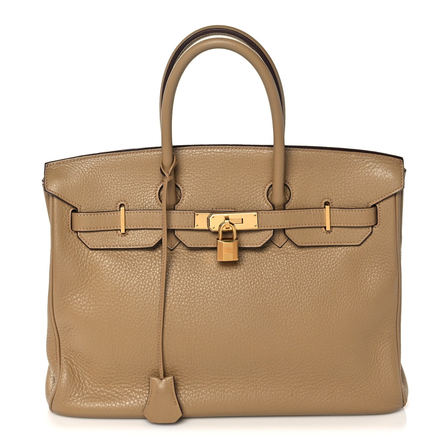 Hermes Taurillon Clemence Birkin 35 Tabac Camel 1 of 40