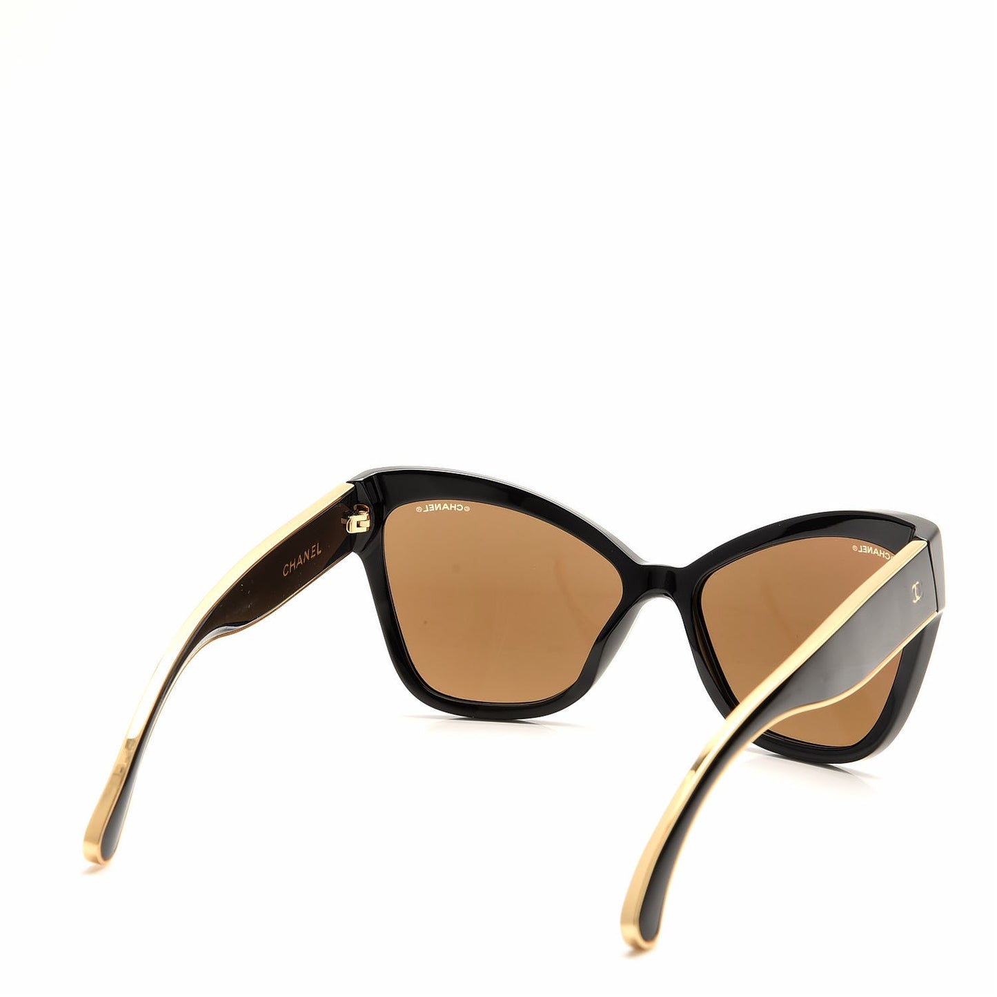 Acetate CC Cat Eye Sunglasses 5271 Black