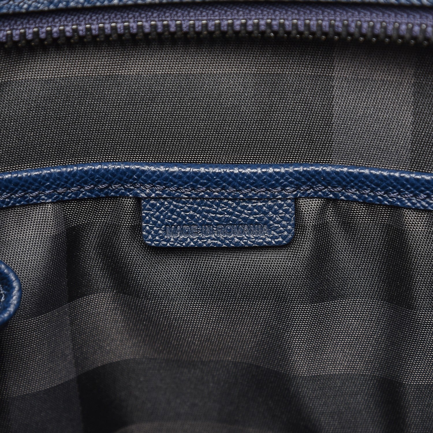 Burberry Textured Calfskin Briefcase Bag Dark Cobalt 7 of 12