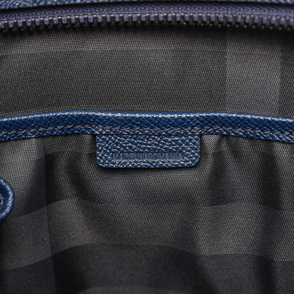 Burberry Textured Calfskin Briefcase Bag Dark Cobalt 7 of 12