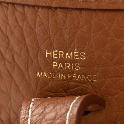 Hermes Taurillon Clemence Evelyne TPM Gold 6 of 11