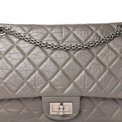 Chanel Metallic Aged Calfskin Quilted 2.55 Reissue 227 Flap Grey 11 of 11