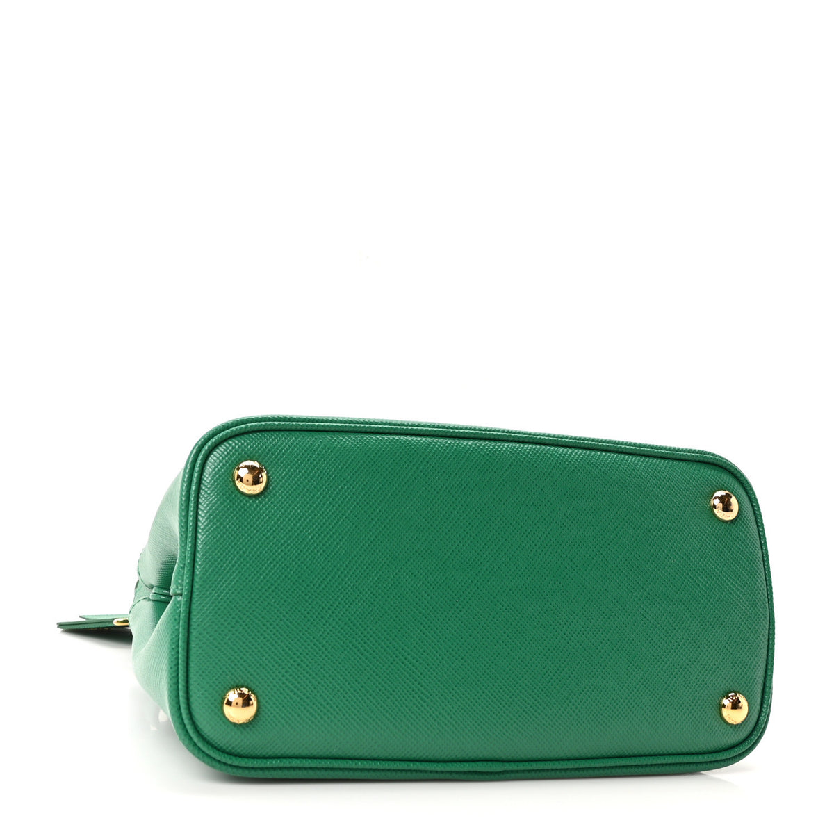 Prada Saffiano Cuir Mini Double Bag Mango 4 of 9