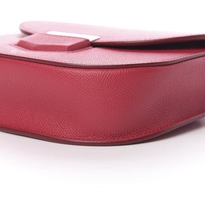 Celine Grained Calfskin Small Trotteur Dark Pink 10 of 10