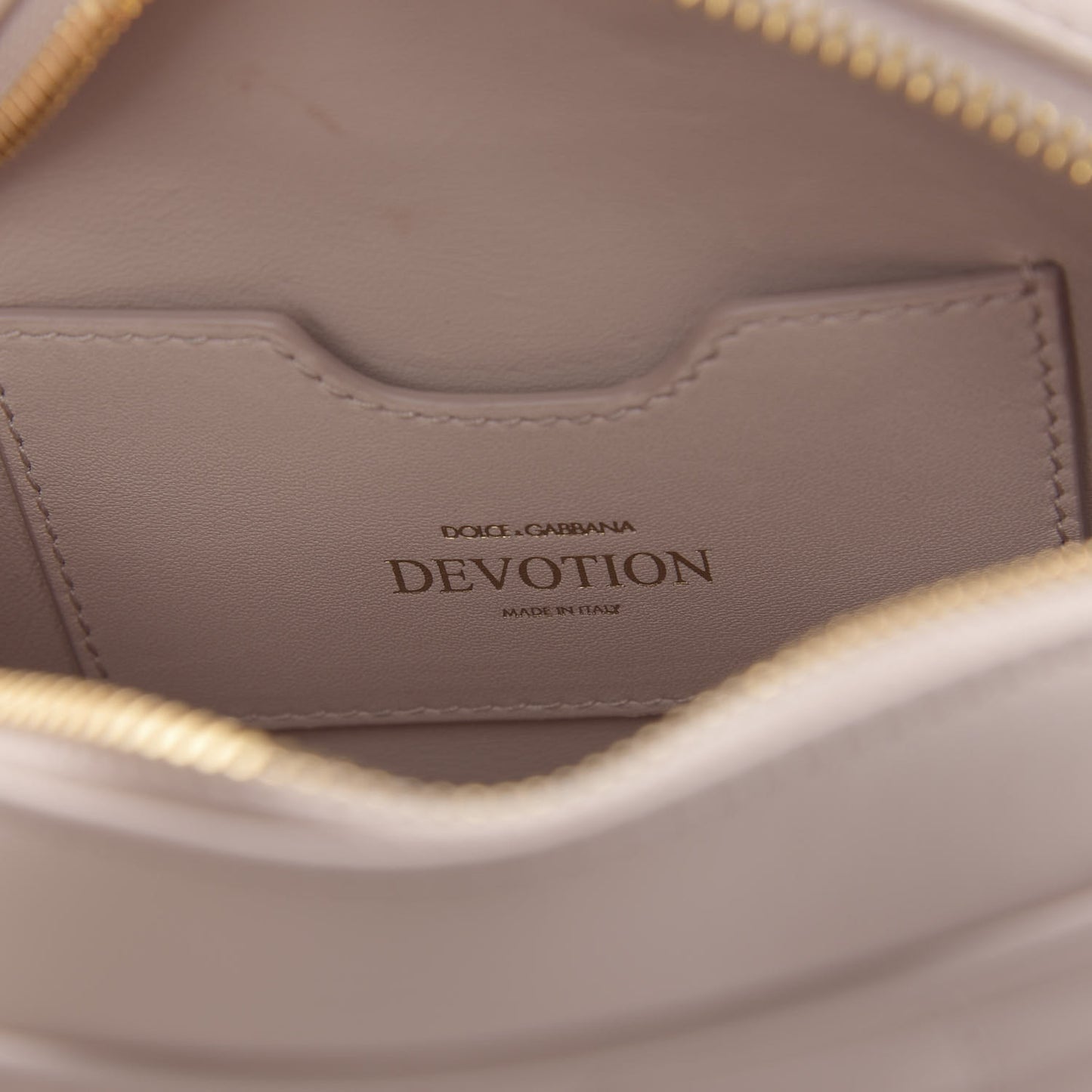 Calfskin Devotion Crossbody Bag Cipria