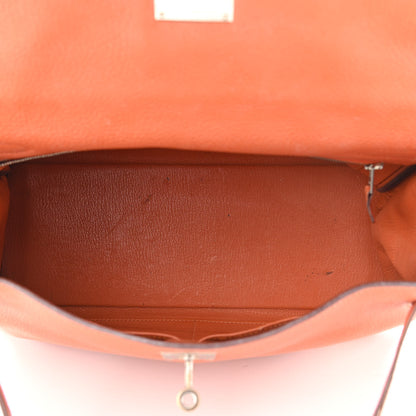 Hermes Togo Kelly Retourne 32 Orange 4 of 21