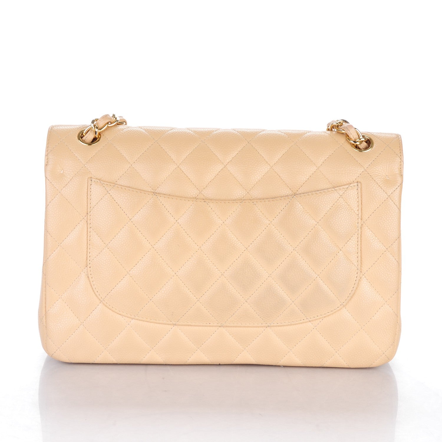 Chanel Caviar Quilted Jumbo Double Flap Beige Clair 5 of 10