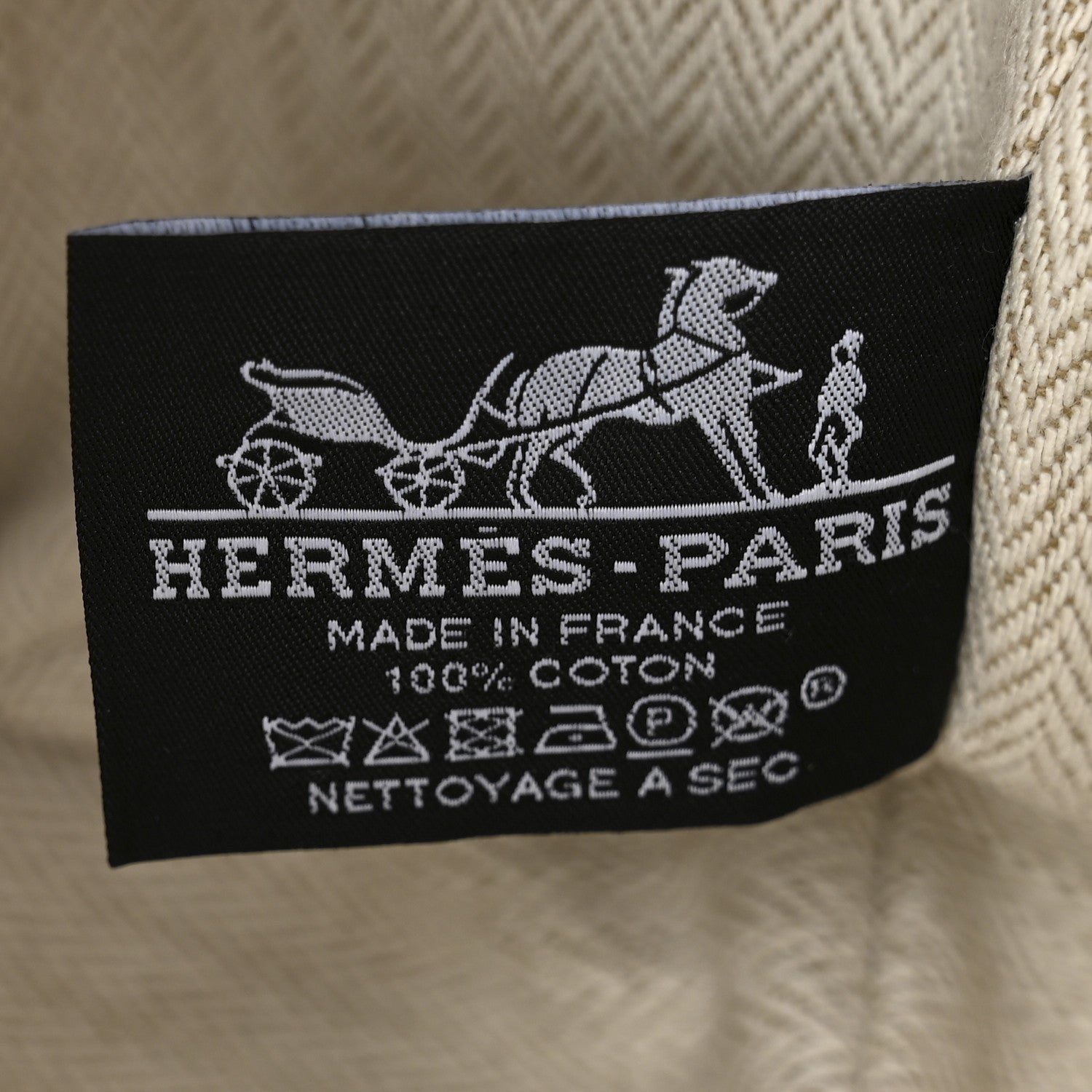 Hermes Canvas Small Bride-A-Brac Pouch Natural 6 of 6