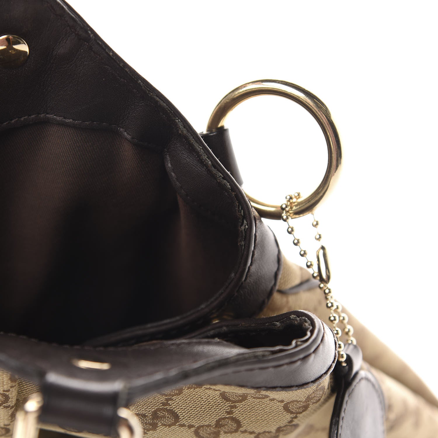 Gucci Monogram Large Sukey Tote Dark Brown 12 of 19