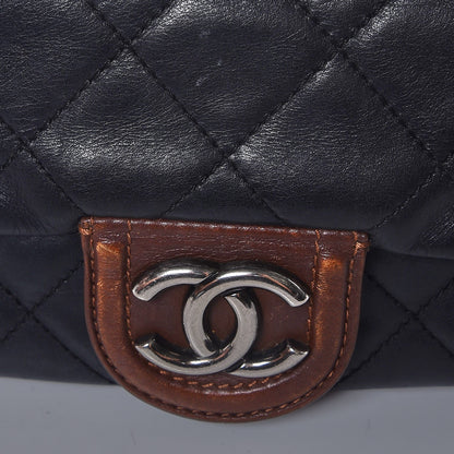 Chanel Calfskin Country Chic Flap Black 15 of 16