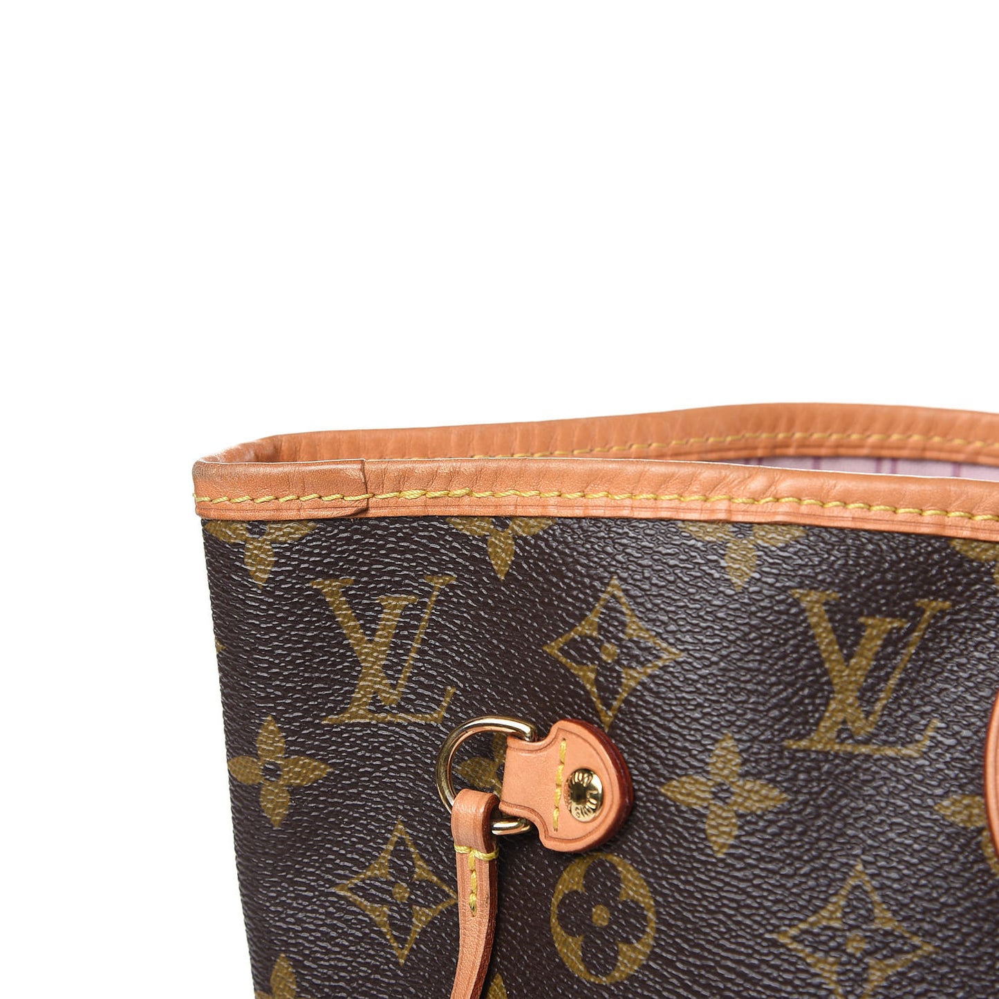 Monogram Saint Barth V Neverfull MM Rose Ballerine