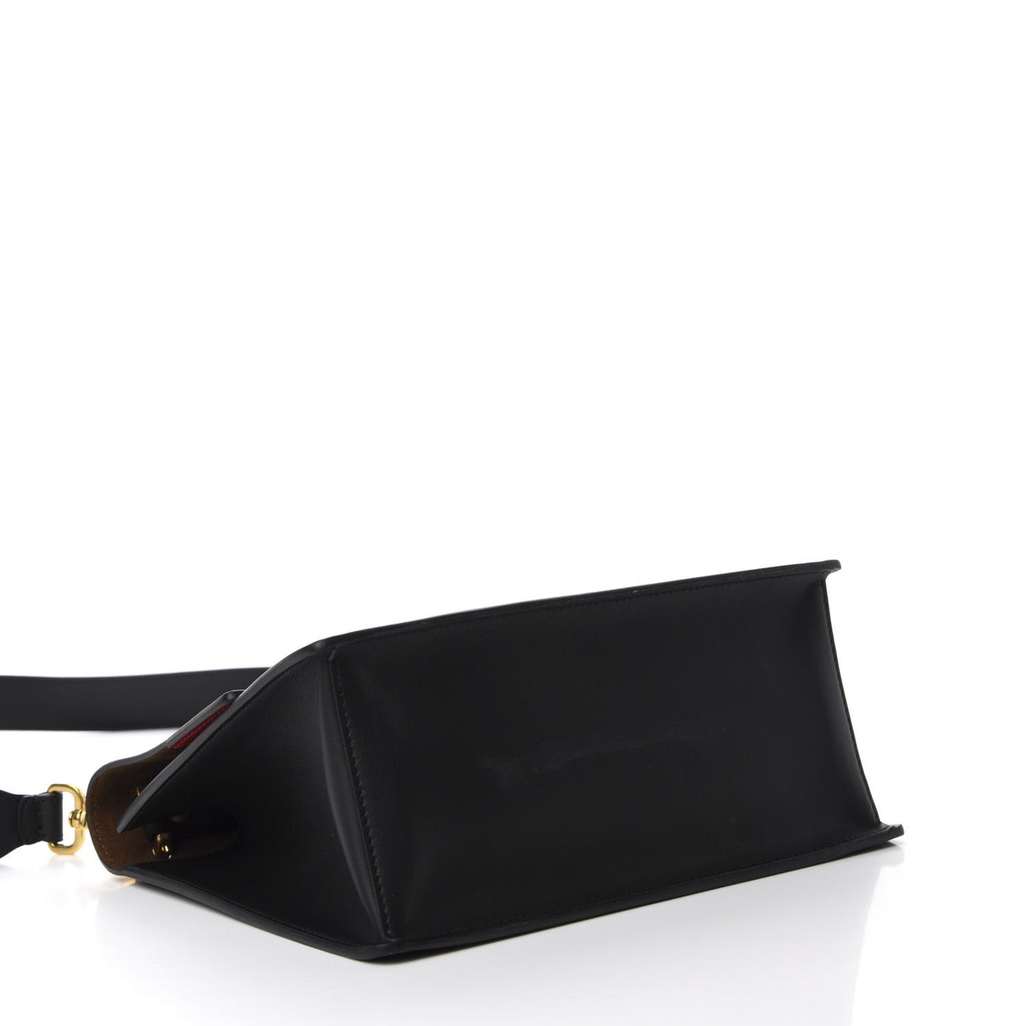 Vitello Grace Matte F is Fendi Kan U Shoulder Bag Black