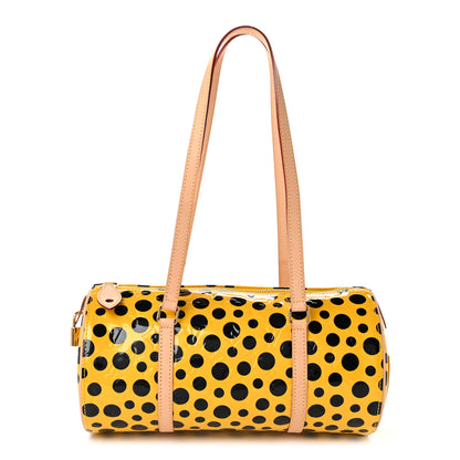 Louis Vuitton Vernis Kusama Infinity Dots Papillon 30 Yellow 1 of 10