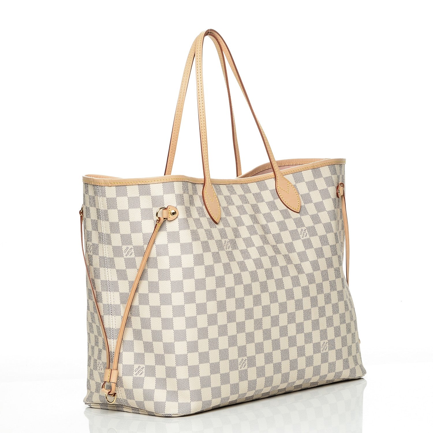 Louis Vuitton Damier Azur Neo Neverfull GM Rose Ballerine 3 of 8