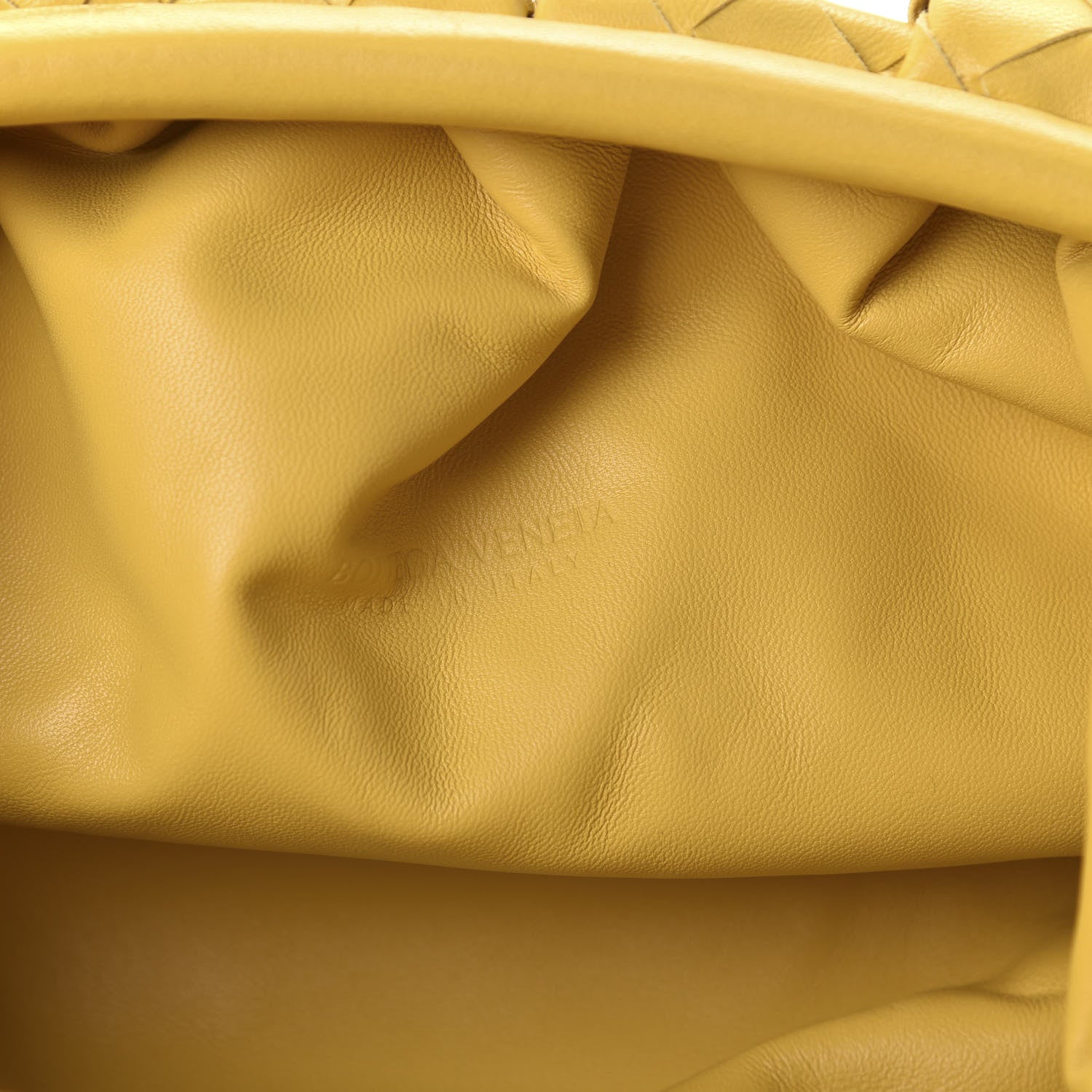 Bottega Veneta Nappa Maxi Intrecciato The Pouch Oversized Clutch Corn 8 of 9