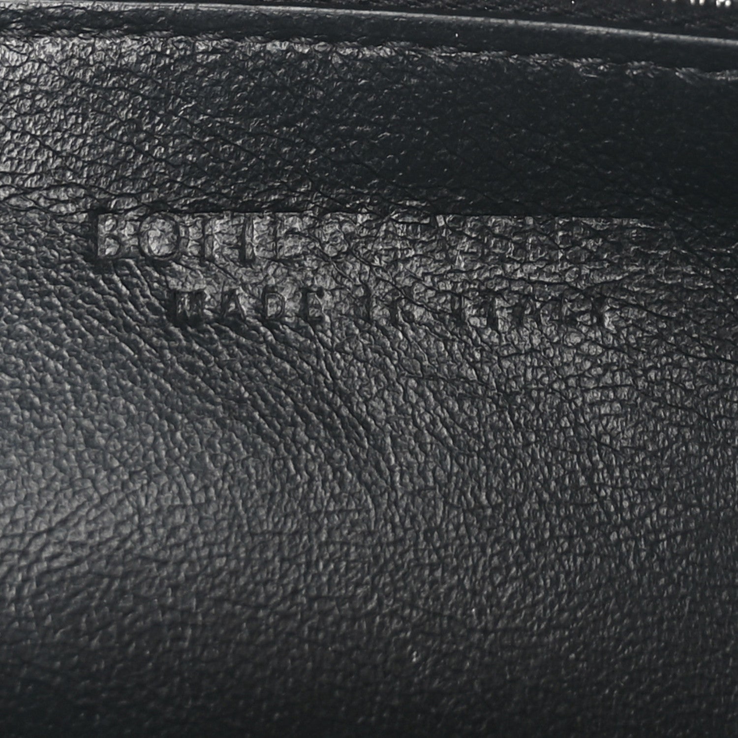 Bottega Veneta Calfskin Intarsio Document Case Black 6 of 7