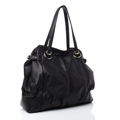 Gucci Guccissima Large Full Moon Tote Black 3 of 11