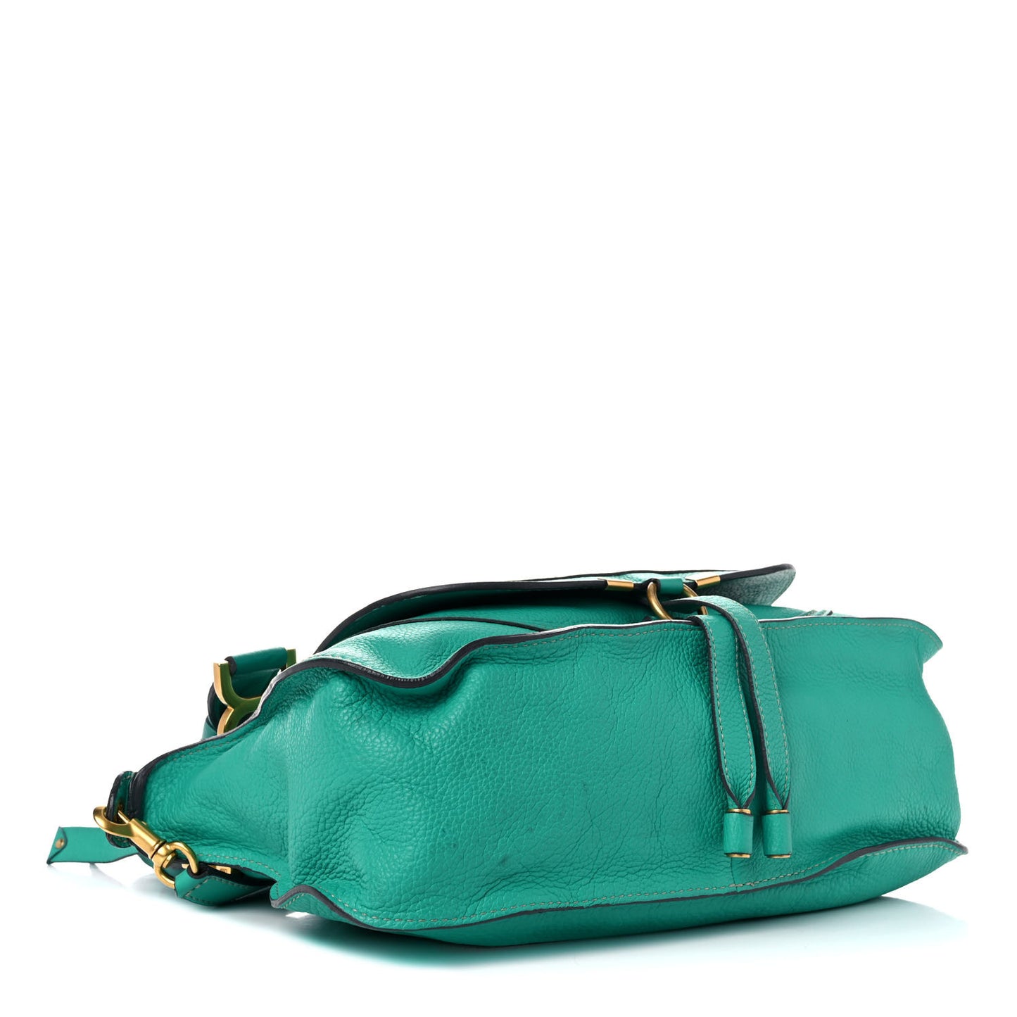 Calfskin Medium Marcie Satchel Jade Green