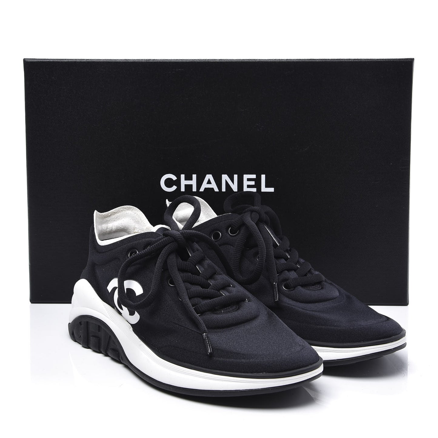 Lycra Womens CC Sneakers 36.5 Black