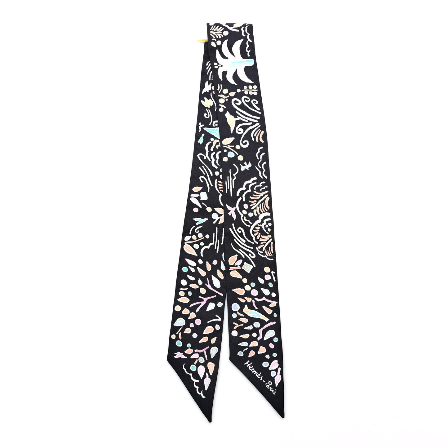 Silk Isola Di Primavera Twilly Black Vert Rose