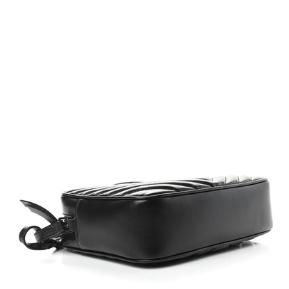 Saint Laurent Calfskin Matelasse Monogram Lou Camera Bag Black 4 of 9