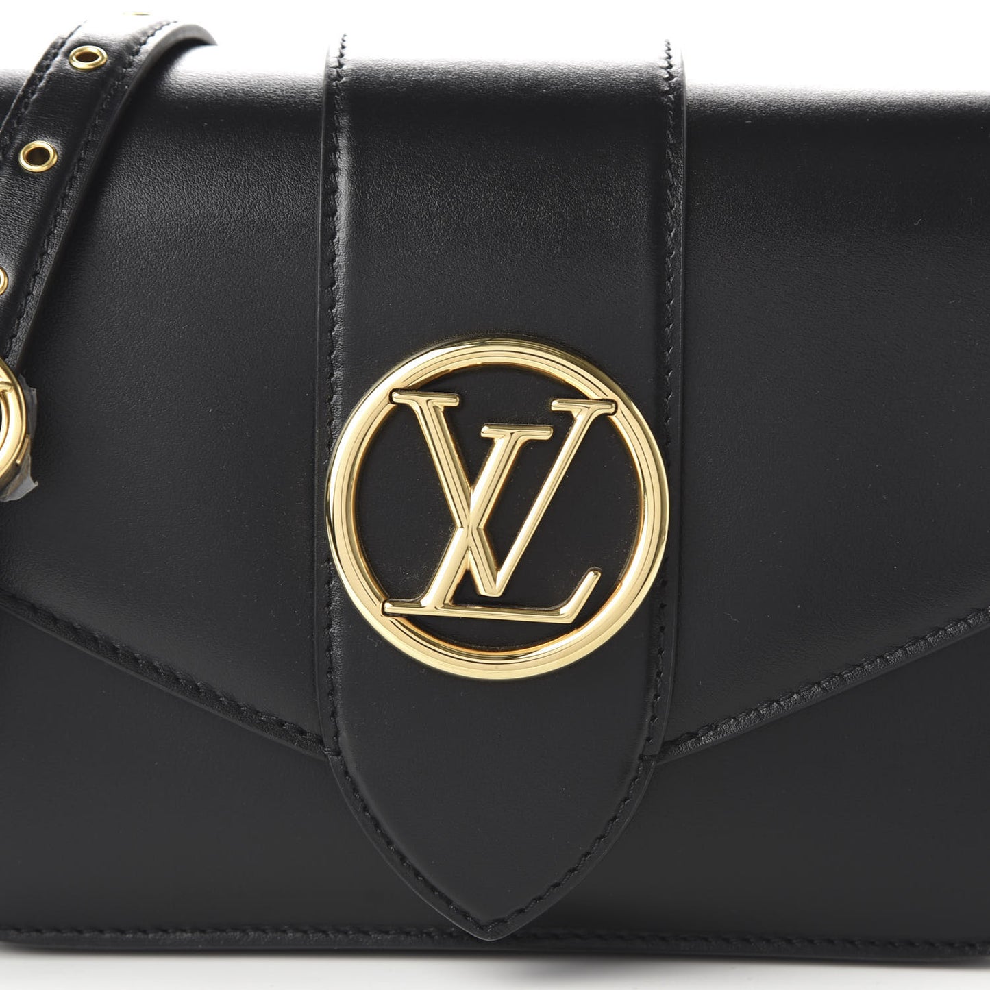 Smooth Calfskin LV Pont 9 Black