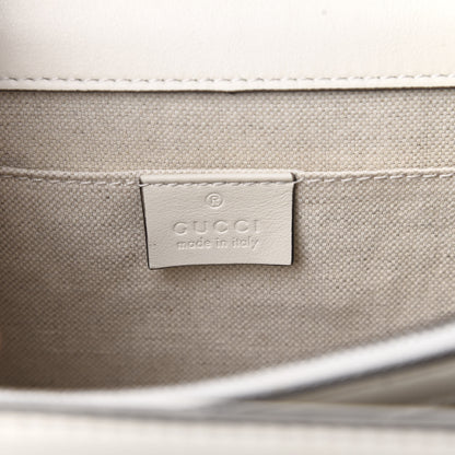 Gucci Calfskin Bamboo Web Medium Dionysus Top Handle Bag White Blue Hibiscus Red 7 of 14
