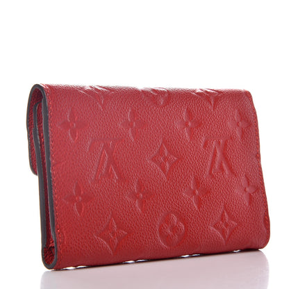 Louis Vuitton Empreinte Compact Curieuse Wallet Cherry 3 of 8