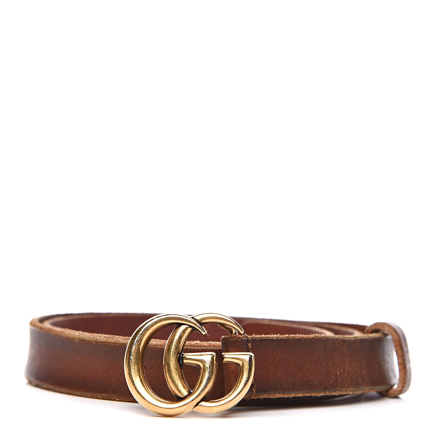 Gucci Faded Calfskin Double G 20mm Belt 75 30 Cuir 1 of 7