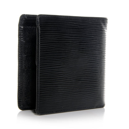 Louis Vuitton Epi Porte-Billets Cartes Credit Monnaie Wallet Black 3 of 7