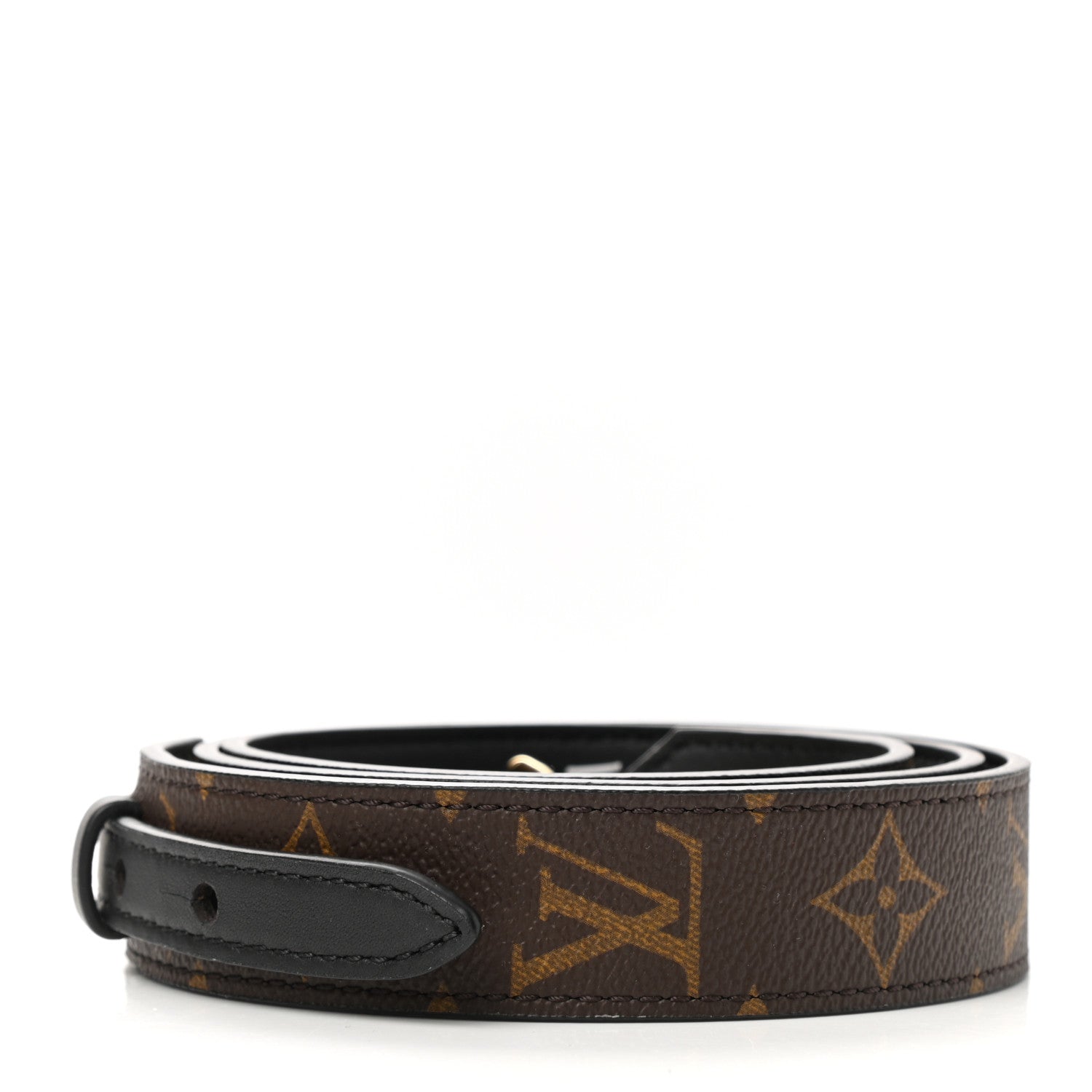 Louis Vuitton Monogram Bandouliere Shoulder Strap XL Black 2 of 5