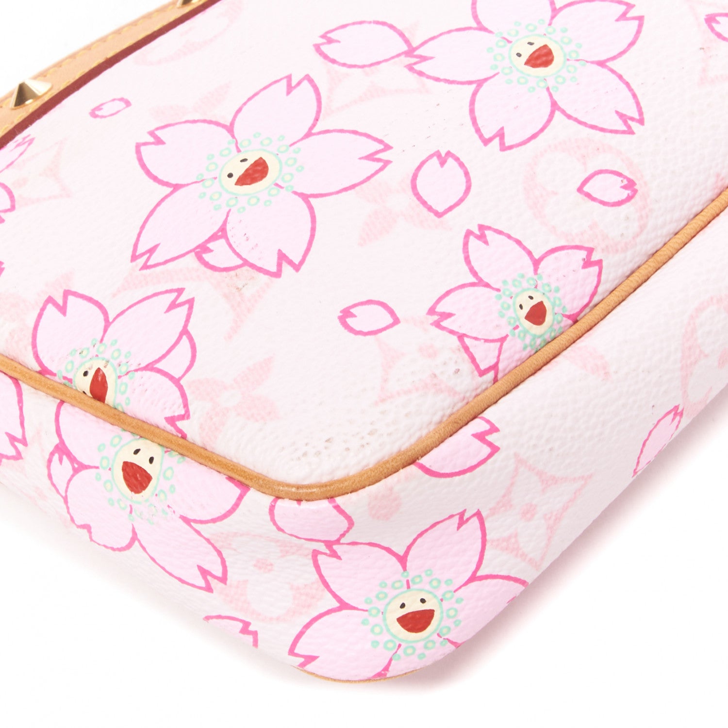 Louis Vuitton Monogram Cherry Blossom Pochette Accessories Pink 6 of 7