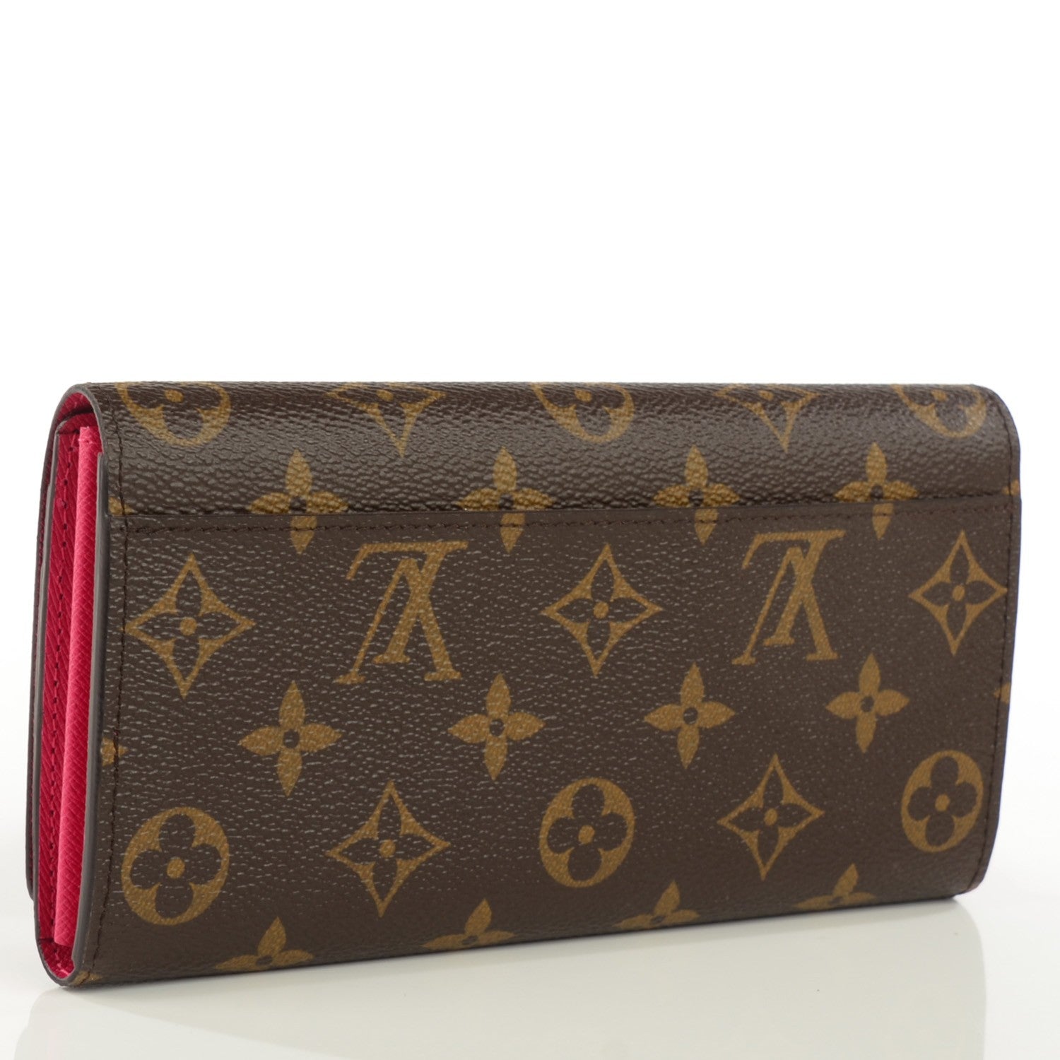 Louis Vuitton Monogram 2015 Christmas Animation Sarah Wallet Hibiscus 3 of 9