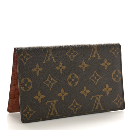 Louis Vuitton Monogram Checkbook Cover Wallet 3 of 8