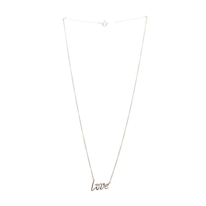 Tiffany 18K Rose Gold Paloma's Graffiti Love Pendant Necklace 3 of 6