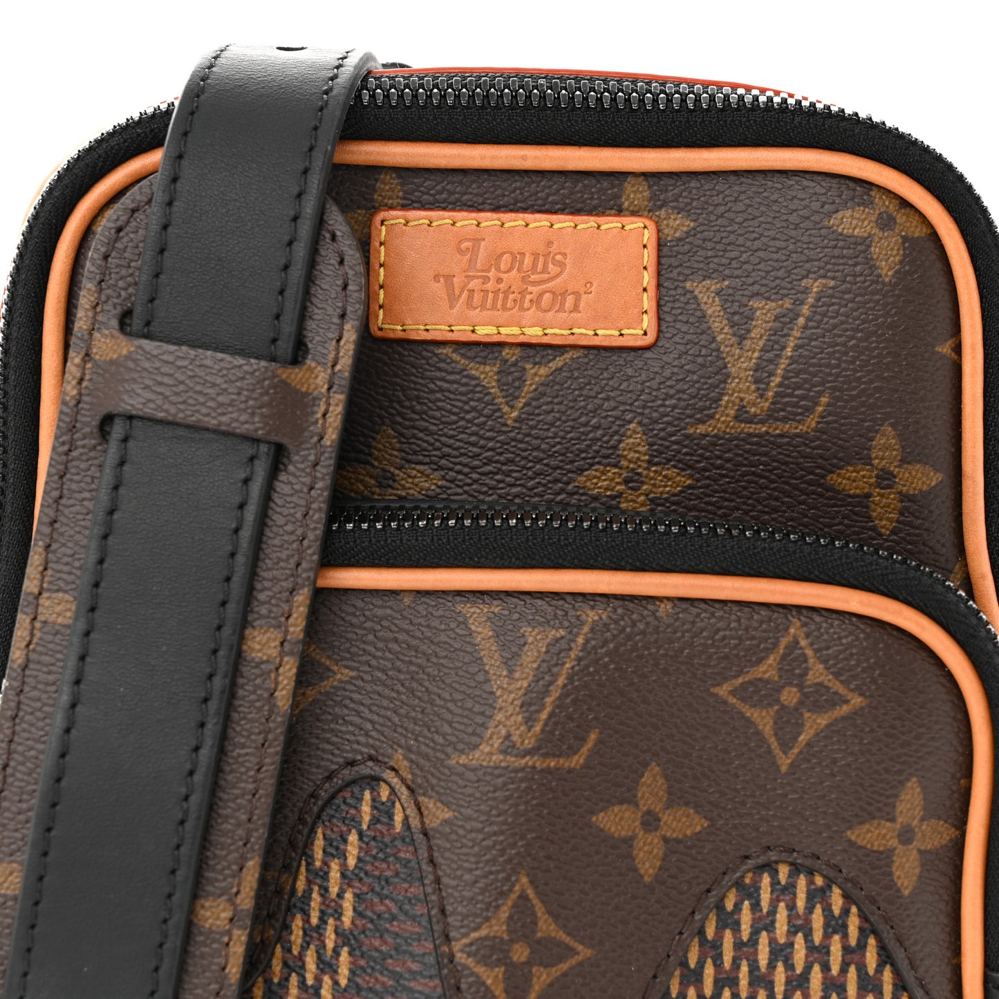 X NIGO Giant Damier Ebene Monogram Amazone Sling Bag