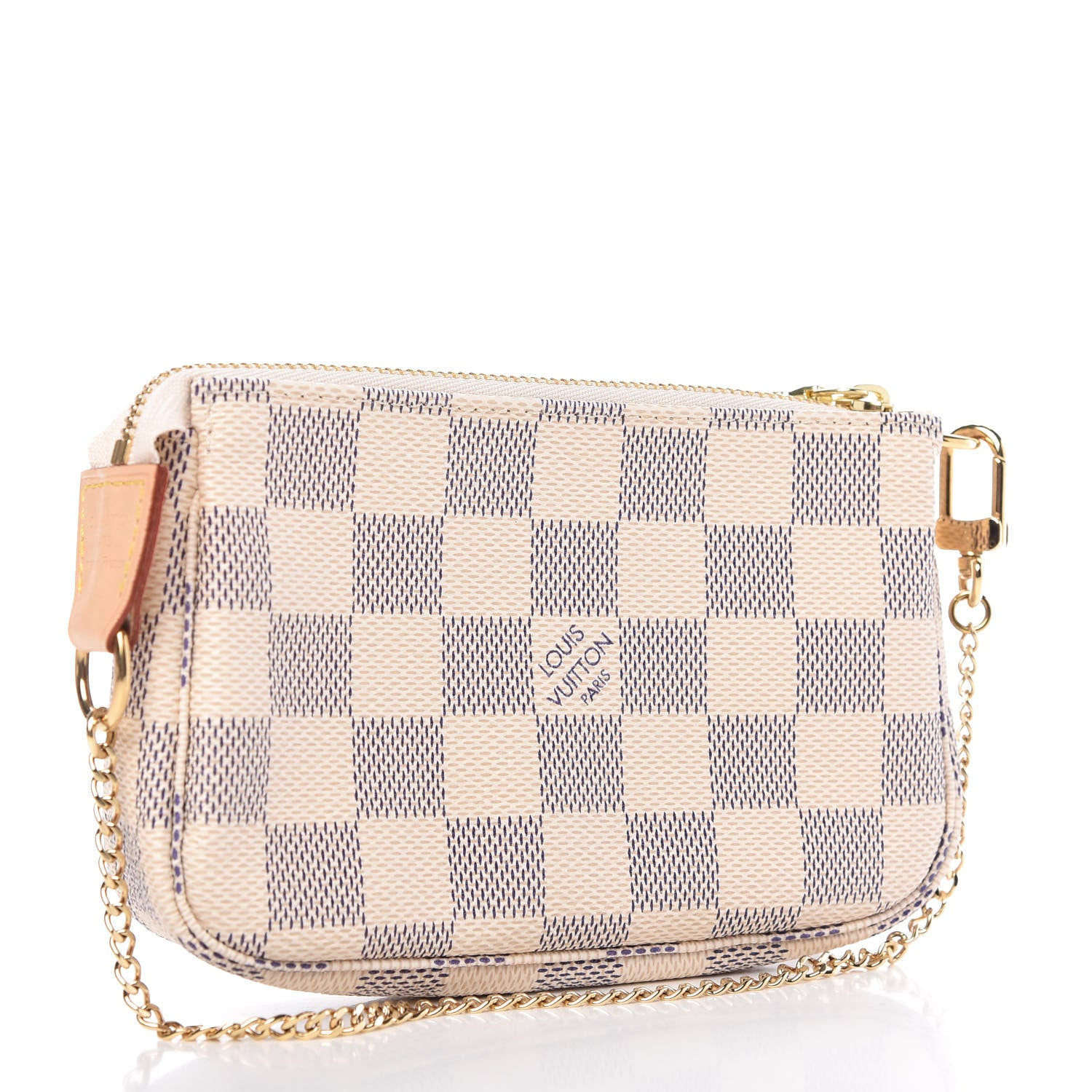 Louis Vuitton Damier Azur Mini Pochette Accessories 2 of 9