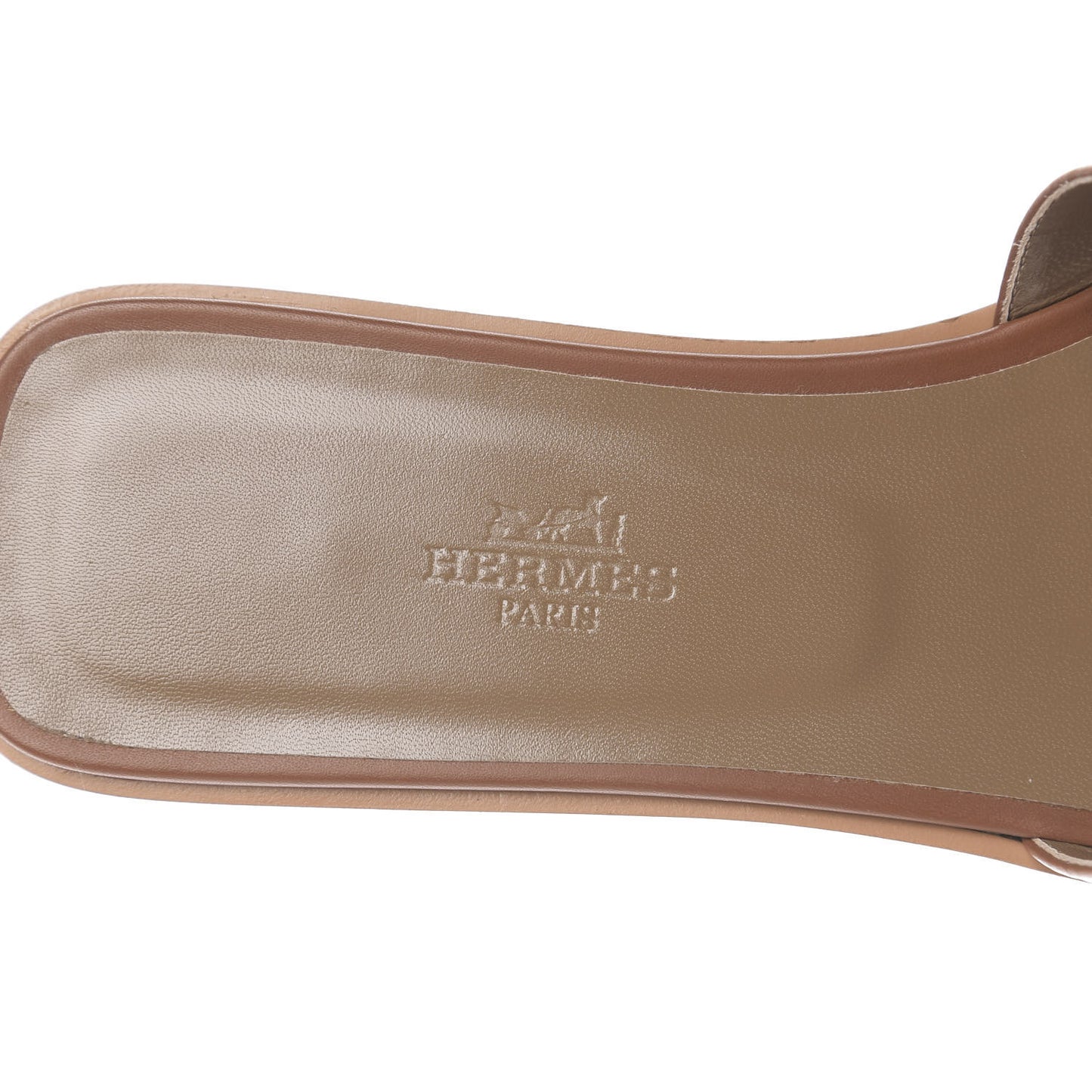 Box Calfskin Oran Sandals 39 Gold