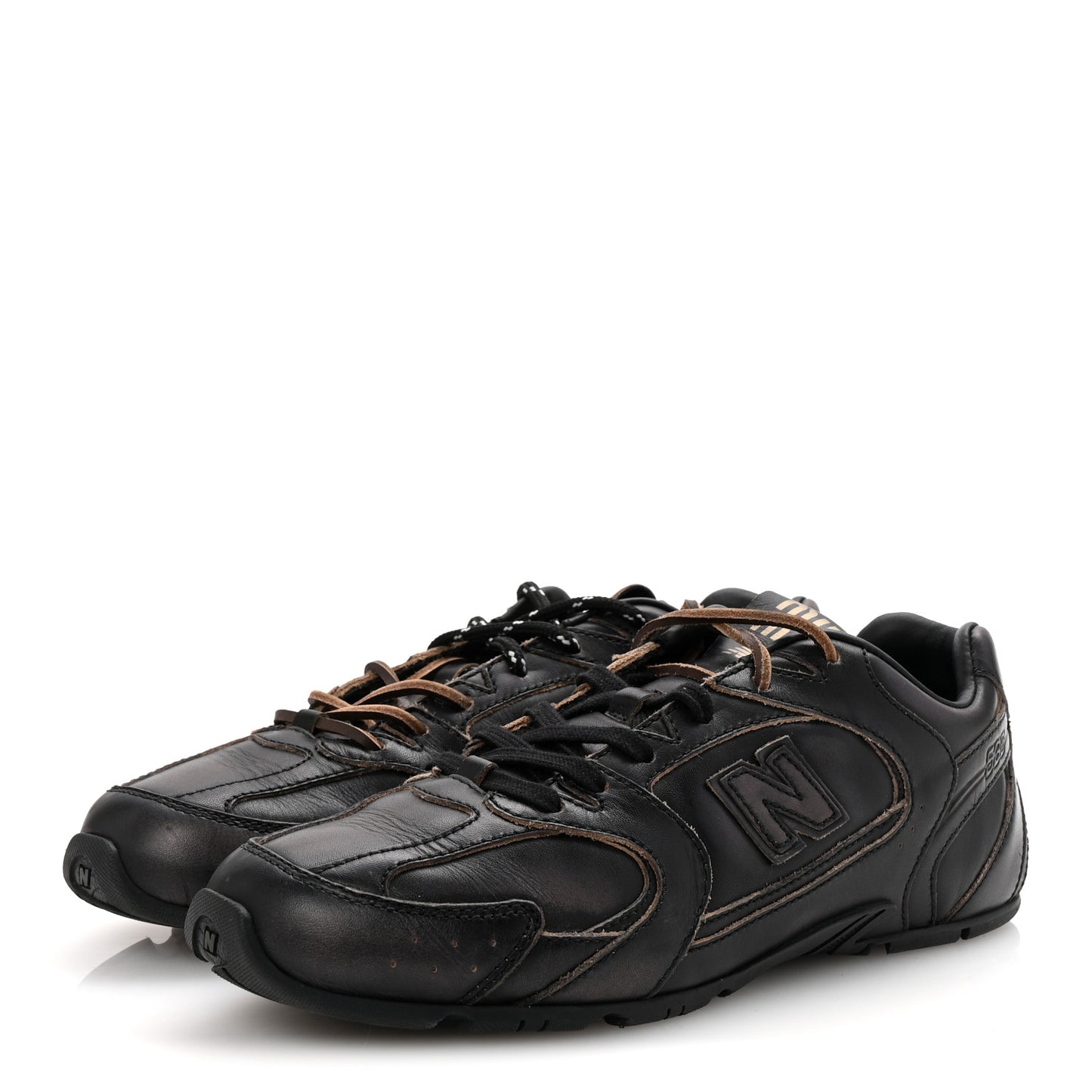X NEW BALANCE Vitello Deco 530 SL Sneakers 38.5 Black