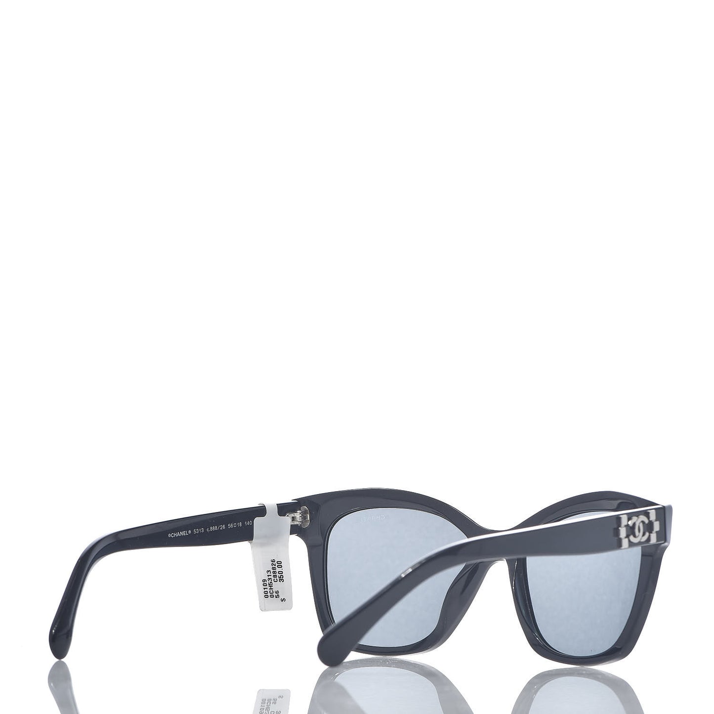 Acetate Butterfly Boy Sunglasses Black