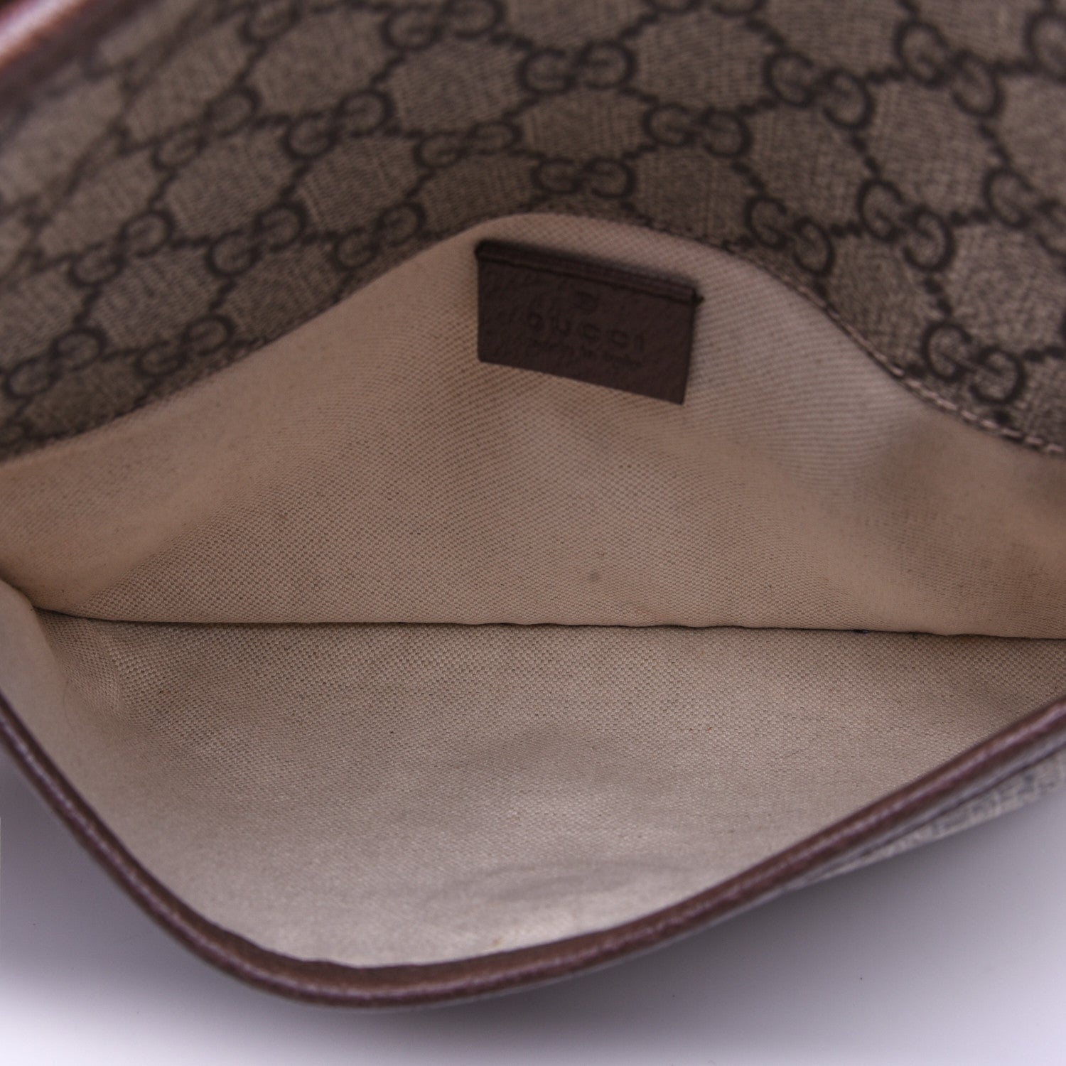 Gucci GG Supreme Monogram Neo Vintage Web Belt Bag Brown 5 of 12