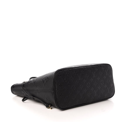 Louis Vuitton Empreinte Monogram Giant Neverfull MM Black 4 of 8